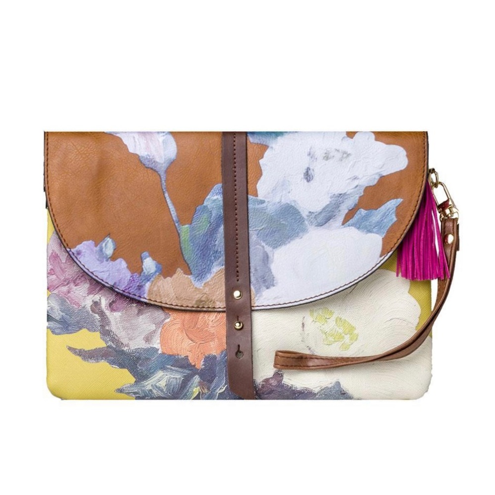 NWOT House of Disaster clutch leather bag